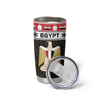 Egypt Christmas Tumbler Cup Coat Of Arms Eid Milad Majid - Wonder Print Shop