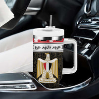 Egypt Christmas Tumbler With Handle Coat Of Arms Eid Milad Majid - Wonder Print Shop