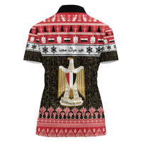 Egypt Christmas Women Polo Shirt Coat Of Arms Eid Milad Majid LT15
