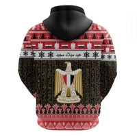 Egypt Christmas Zip Hoodie Coat Of Arms Eid Milad Majid LT15