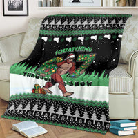 Funny Bigfoot 67 Six Seven Christmas Blanket Squatching Through The Snow - Wonder Print Shop