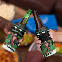 Funny Bigfoot 67 Six Seven Christmas 4 in 1 Can Cooler Tumbler Squatching Through The Snow - Wonder Print Shop