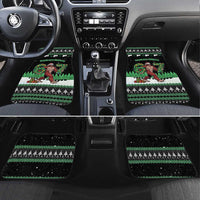 Funny Bigfoot 67 Six Seven Christmas Car Mats Squatching Through The Snow - Wonder Print Shop
