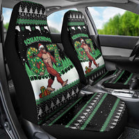 Funny Bigfoot 67 Six Seven Christmas Car Seat Cover Squatching Through The Snow - Wonder Print Shop