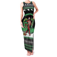 Funny Bigfoot 67 Six Seven Christmas Family Matching Tank Maxi Dress and Hawaiian Shirt Squatching Through The Snow - Wonder Print Shop