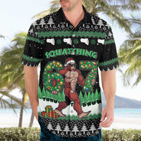 Funny Bigfoot 67 Six Seven Christmas Hawaiian Shirt Squatching Through The Snow - Wonder Print Shop