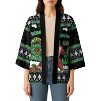 Funny Bigfoot 67 Six Seven Christmas Kimono Squatching Through The Snow - Wonder Print Shop
