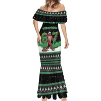Funny Bigfoot 67 Six Seven Christmas Mermaid Dress Squatching Through The Snow - Wonder Print Shop