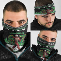 Funny Bigfoot 67 Six Seven Christmas Neck Gaiter Squatching Through The Snow - Wonder Print Shop