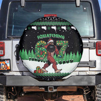 Funny Bigfoot 67 Six Seven Christmas Spare Tire Cover Squatching Through The Snow - Wonder Print Shop