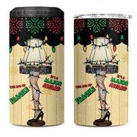 Christmas Story 4 in 1 Can Cooler Tumbler Fragile Leg Lamp - Wonder Print Shop
