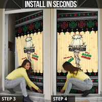 Christmas Story Door Cover Fragile Leg Lamp - Wonder Print Shop