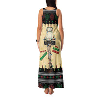 Christmas Story Family Matching Tank Maxi Dress and Hawaiian Shirt Fragile Leg Lamp - Wonder Print Shop