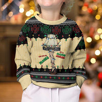 Christmas Story Kid Ugly Christmas Sweater Fragile Leg Lamp - Wonder Print Shop