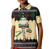 Christmas Story Kid Polo Shirt Fragile Leg Lamp - Wonder Print Shop