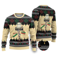 Christmas Story Ugly Christmas Sweater Fragile Leg Lamp - Wonder Print Shop