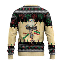 Christmas Story Ugly Christmas Sweater Fragile Leg Lamp - Wonder Print Shop