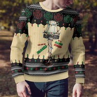 Christmas Story Ugly Christmas Sweater Fragile Leg Lamp - Wonder Print Shop