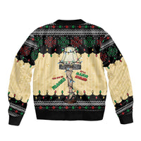 Christmas Story Sleeve Zip Bomber Jacket Fragile Leg Lamp - Wonder Print Shop