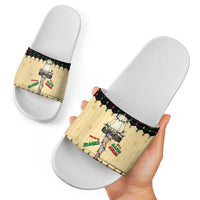 Christmas Story Slide Sandals Fragile Leg Lamp - Wonder Print Shop