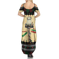 Christmas Story Summer Maxi Dress Fragile Leg Lamp - Wonder Print Shop
