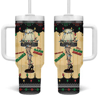 Christmas Story Tumbler With Handle Fragile Leg Lamp - Wonder Print Shop