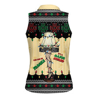 Christmas Story Women Sleeveless Polo Shirt Fragile Leg Lamp - Wonder Print Shop