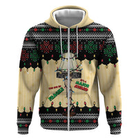Christmas Story Zip Hoodie Fragile Leg Lamp - Wonder Print Shop