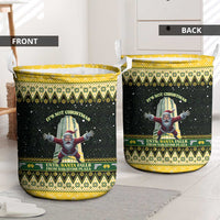Nakatomi Plaza Laundry Basket It's Not Xmas Until Santa Falls - Wonder Print Shop
