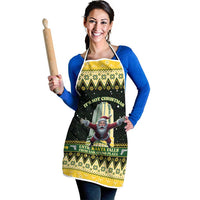 Nakatomi Plaza Apron It's Not Xmas Until Santa Falls - Wonder Print Shop