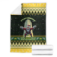 Nakatomi Plaza Blanket It's Not Xmas Until Santa Falls - Wonder Print Shop