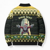 Personalised Nakatomi Plaza Bomber Puffer Jacket It's Not Xmas Until Santa Falls - Wonder Print Shop
