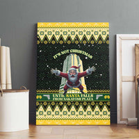Nakatomi Plaza Canvas Wall Art It's Not Xmas Until Santa Falls - Wonder Print Shop