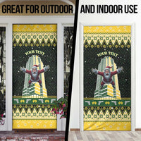 Personalised Nakatomi Plaza Door Cover It's Not Xmas Until Santa Falls - Wonder Print Shop