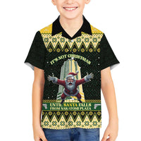 Personalised Nakatomi Plaza Hawaiian Shirt It's Not Xmas Until Santa Falls - Wonder Print Shop