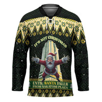 Personalised Nakatomi Plaza Hockey Jersey It's Not Xmas Until Santa Falls - Wonder Print Shop
