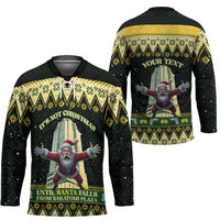 Personalised Nakatomi Plaza Hockey Jersey It's Not Xmas Until Santa Falls - Wonder Print Shop