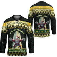 Personalised Nakatomi Plaza Hockey Jersey It's Not Xmas Until Santa Falls - Wonder Print Shop