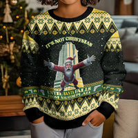 Nakatomi Plaza Kid Ugly Christmas Sweater It's Not Xmas Until Santa Falls - Wonder Print Shop