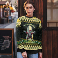 Nakatomi Plaza Ugly Christmas Sweater It's Not Xmas Until Santa Falls - Wonder Print Shop