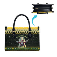 Nakatomi Plaza Leather Bag It's Not Xmas Until Santa Falls - Wonder Print Shop
