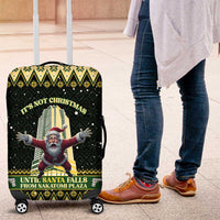 Nakatomi Plaza Luggage Cover It's Not Xmas Until Santa Falls - Wonder Print Shop