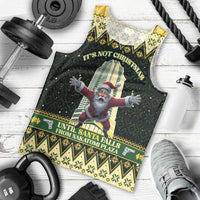Personalised Nakatomi Plaza Men Tank Top It's Not Xmas Until Santa Falls - Wonder Print Shop