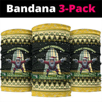 Nakatomi Plaza Neck Gaiter It's Not Xmas Until Santa Falls - Wonder Print Shop