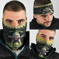 Nakatomi Plaza Neck Gaiter It's Not Xmas Until Santa Falls - Wonder Print Shop
