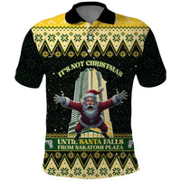 Personalised Nakatomi Plaza Polo Shirt It's Not Xmas Until Santa Falls - Wonder Print Shop