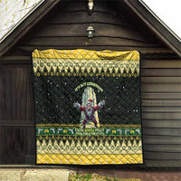 Nakatomi Plaza Quilt It's Not Xmas Until Santa Falls - Wonder Print Shop