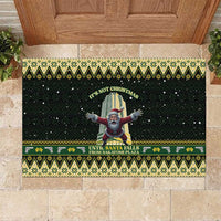 Nakatomi Plaza Rubber Doormat It's Not Xmas Until Santa Falls - Wonder Print Shop