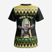 Personalised Nakatomi Plaza Scrub Top It's Not Xmas Until Santa Falls - Wonder Print Shop
