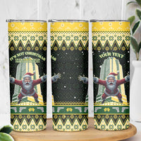 Personalised Nakatomi Plaza Skinny Tumbler It's Not Xmas Until Santa Falls - Wonder Print Shop